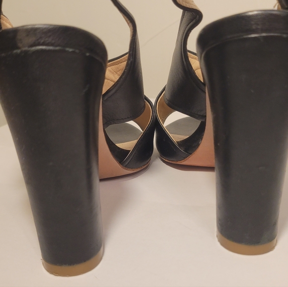 POUR LA VICTOIRE BLACK SLINGBACKS Sz 8.5 - Picture 5 of 12